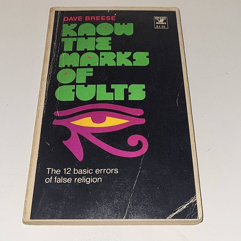 Vintage paperback Know the Marks of Cults by Dave Breese